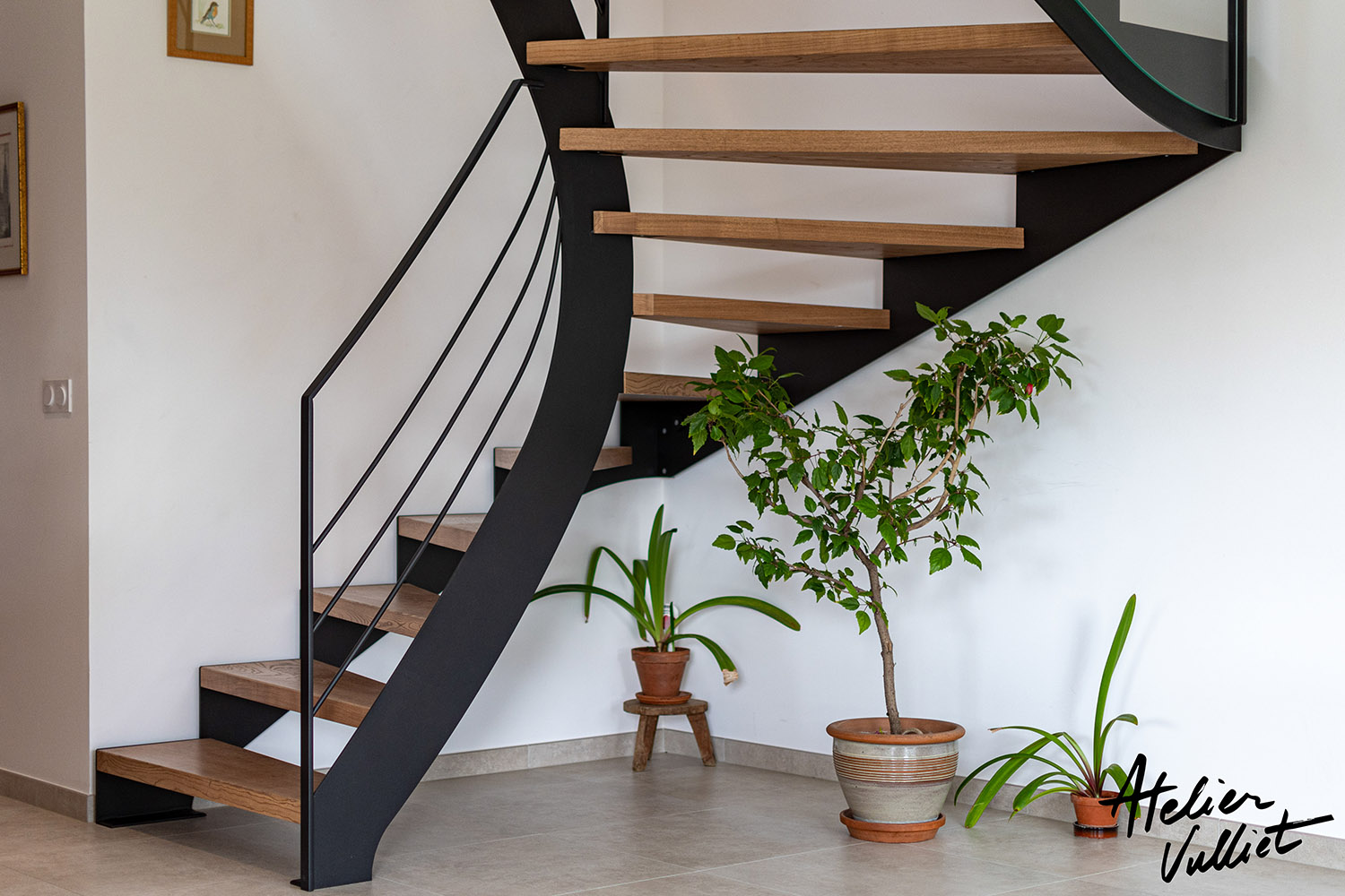 Meuble escalier sur-mesure à Annecy - Atelier Aub'ois
